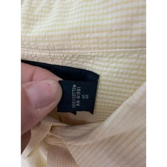 Ralph Lauren Yellow checkered Long Sleeve Button Down Classic Fit Shirt Size XXL - Picture 4 of 4